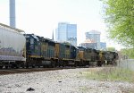 CSX 530 leads train L619-05 at CP Capital